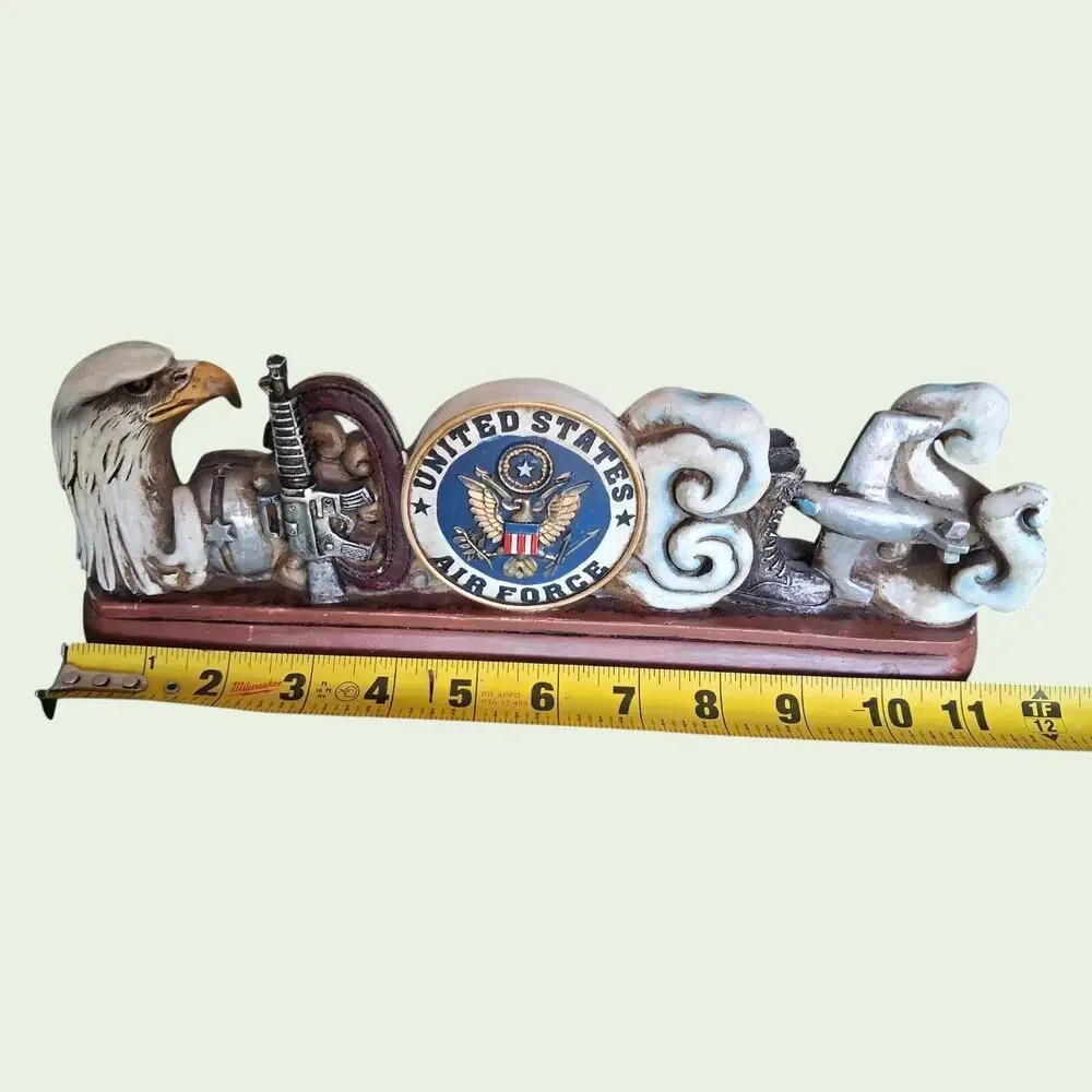 HEROES U.S. Air Force Tabletop Desk Decor Eagle Rifle Boots Plane